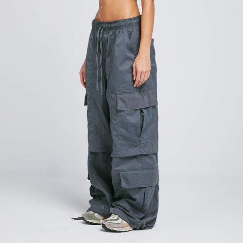 Active Baggy Cargo Pants - Dark Gray