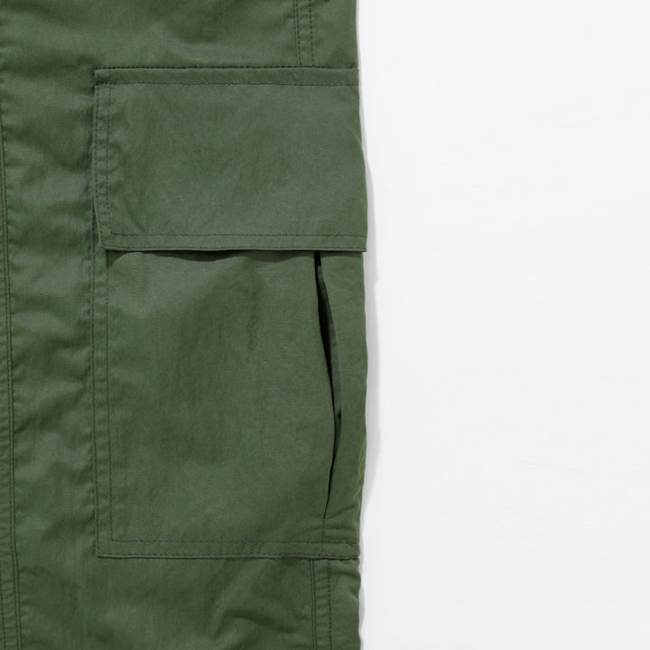 Active Baggy Cargo Pants - Military Green