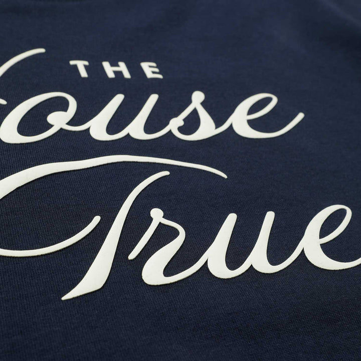 The House Of True Box-Fit T-Shirt - Dark Blue