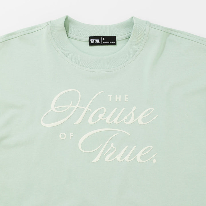 The House Of True Box-Fit T-Shirt - Mint