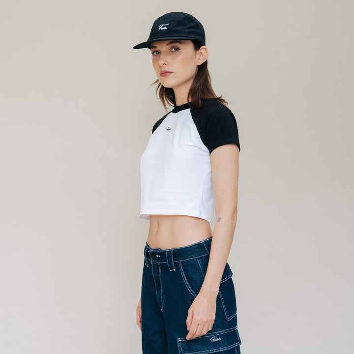 HofT Ranglan Baby Tee - Black