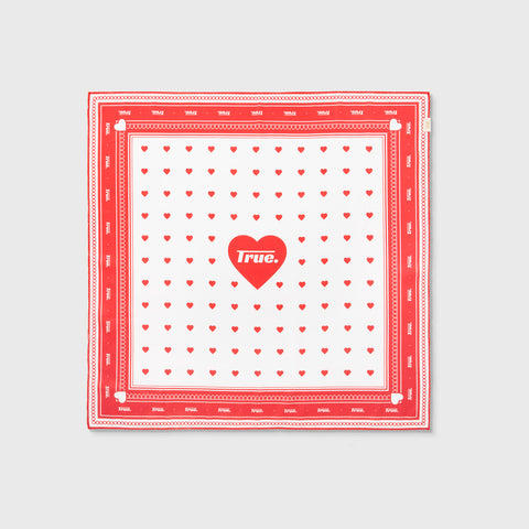 Hearts Bandana - Red