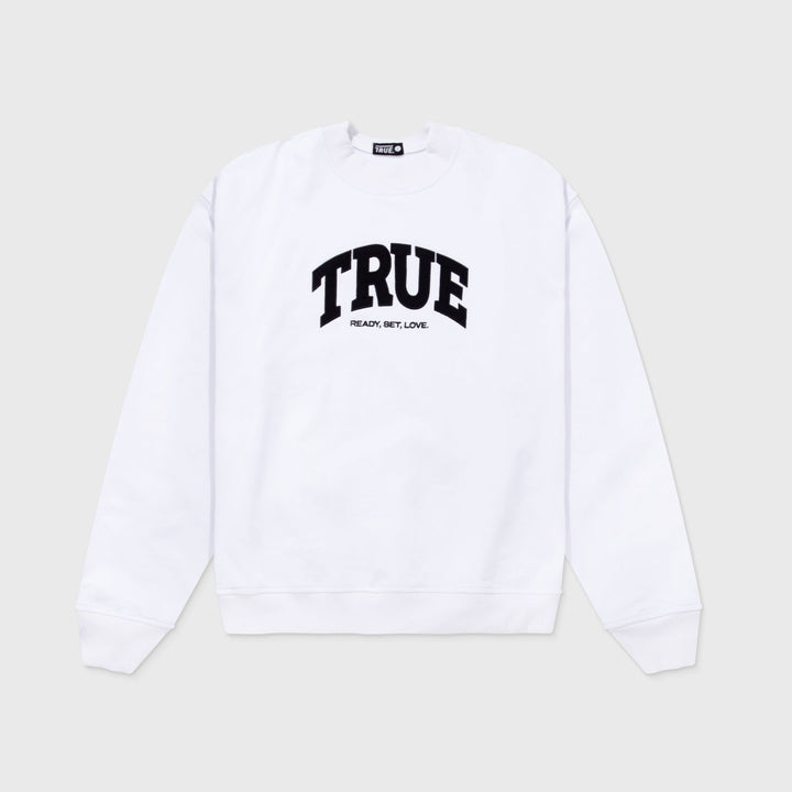 Unity Box-Fit Pullover - White