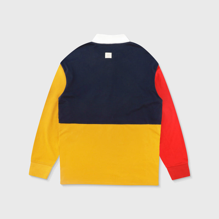 Colors Oversized LS Polo - Multicolors