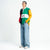 Colors Oversized LS Polo - Multicolors