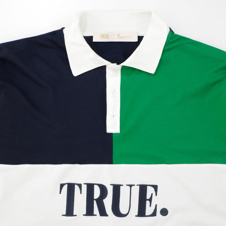 Colors Oversized LS Polo - Multicolors