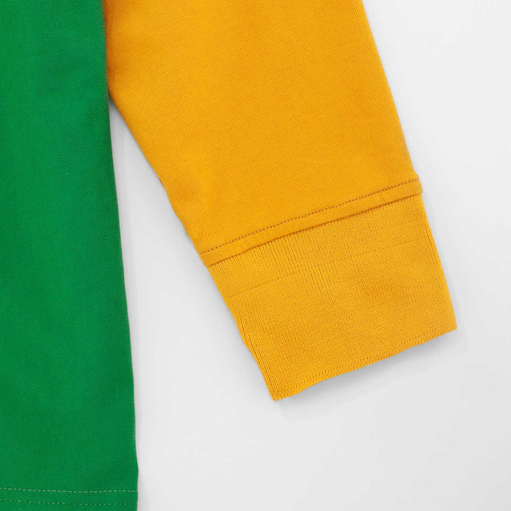 Colors Oversized LS Polo - Multicolors