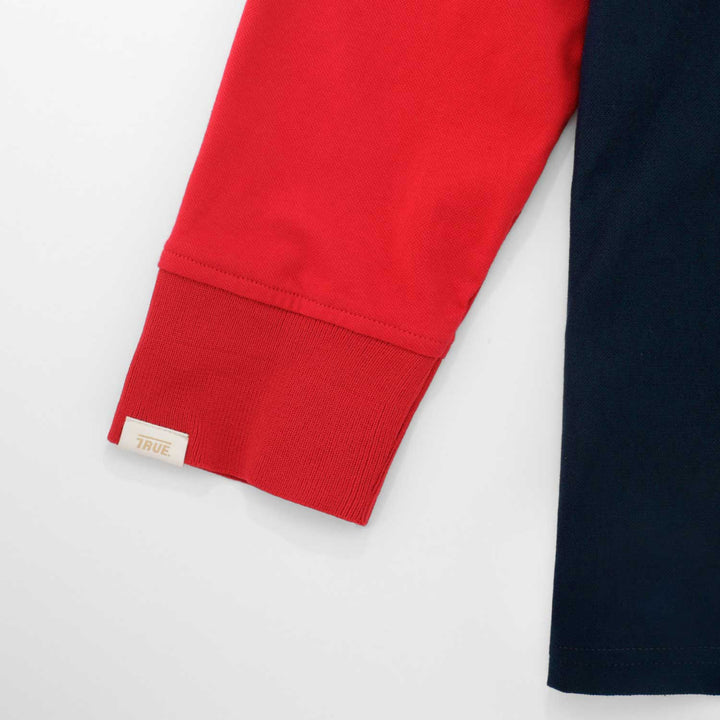Colors Oversized LS Polo - Multicolors
