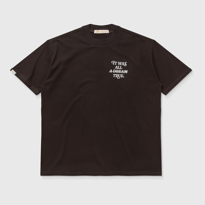 Dream Oversized Tee - Brown