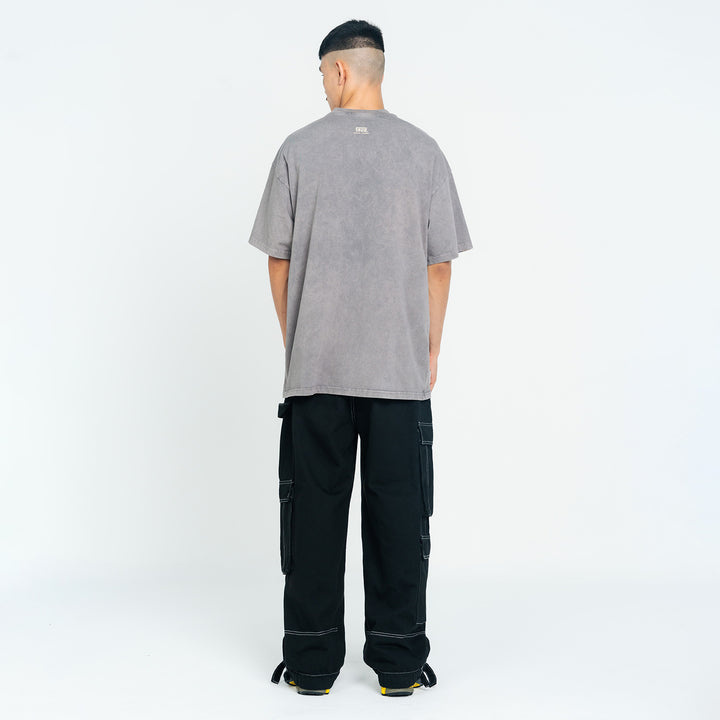 Washed Oversized T-Shirt - Grey