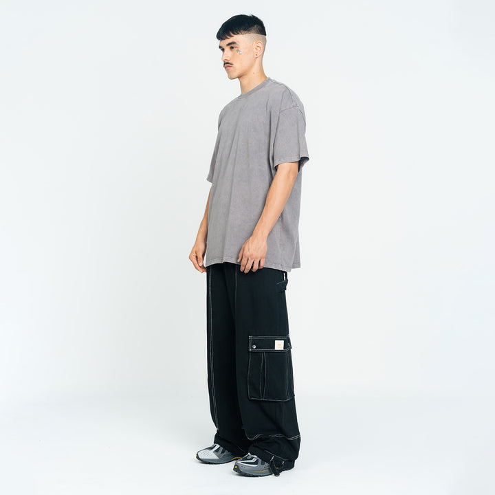 Washed Oversized T-Shirt - Grey