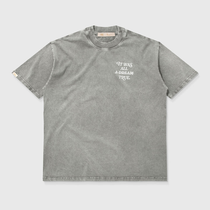 Dream Washed Oversized Tee - Grey