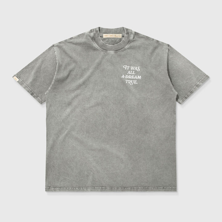 Dream Washed Oversized T-Shirt - Grey