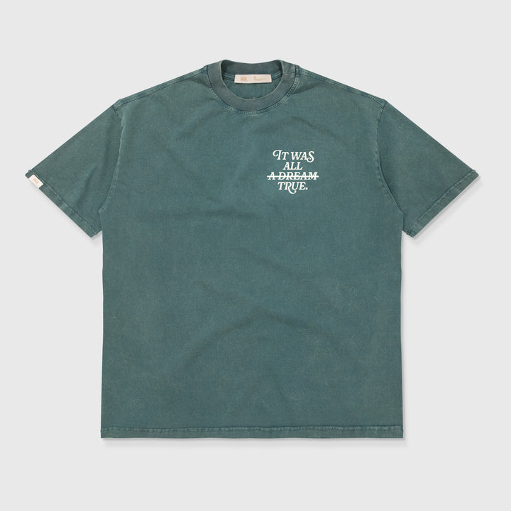 Dream Washed Oversized Tee - Green