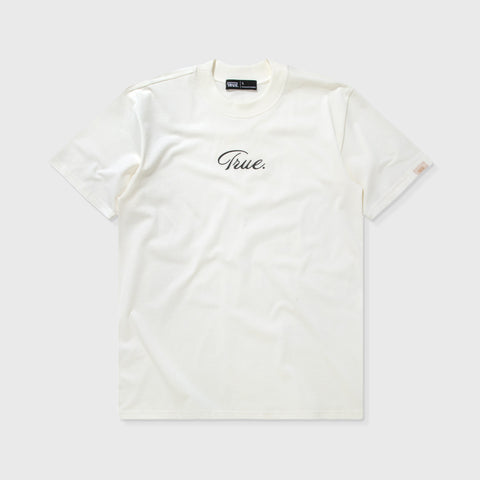 Curvy Logo T-Shirt - Ivory