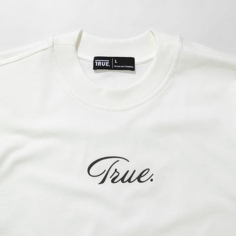 Curvy Logo T-Shirt - Ivory