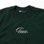 Curvy Logo T-Shirt - Pine Green