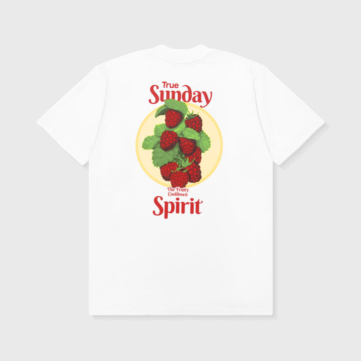 Raspberries Graphic T-Shirt - White