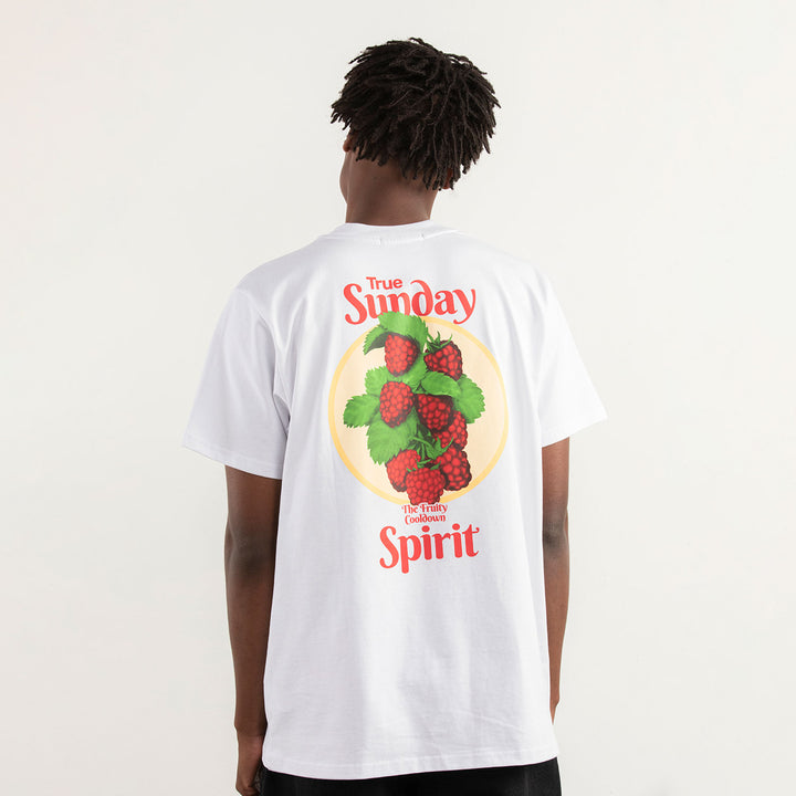 Raspberries Graphic T-Shirt - White
