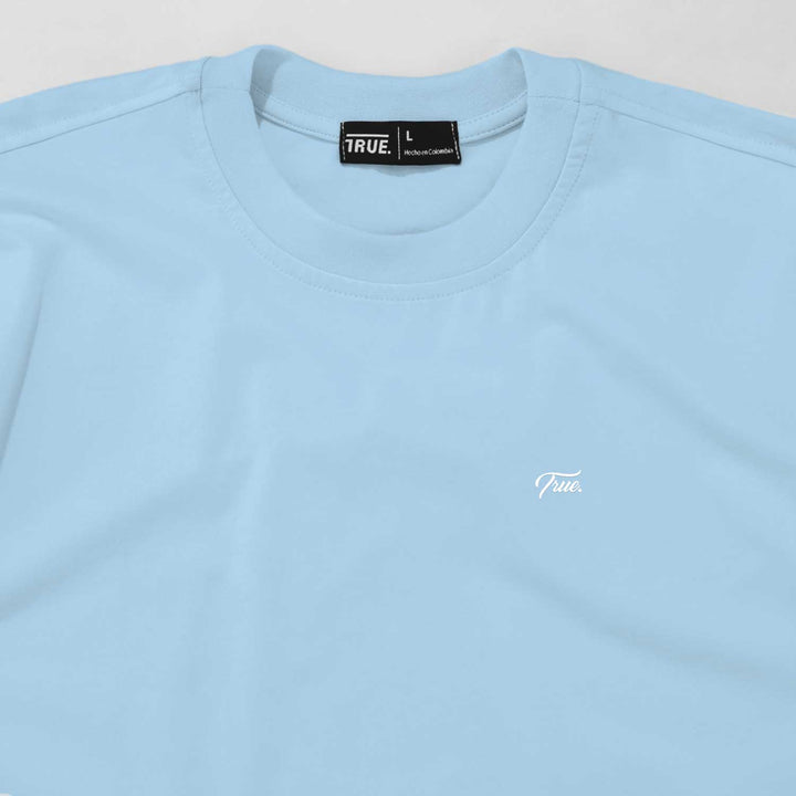 Script Logo T-Shirt - Light Blue