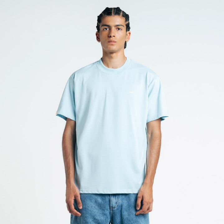 Script Logo T-Shirt - Light Blue