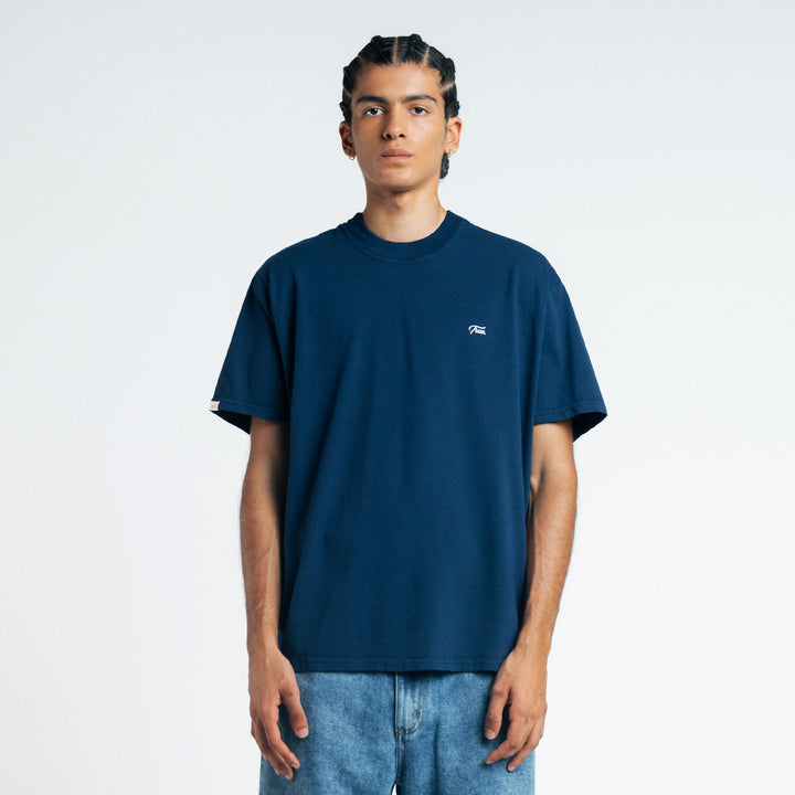 Script Logo T-Shirt - Dark Blue