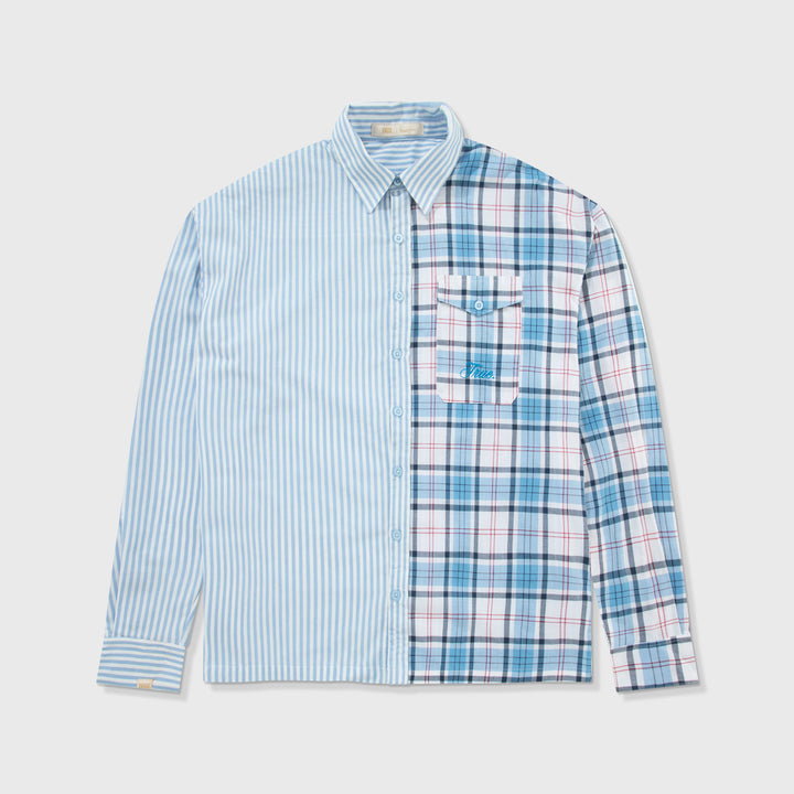 College Striped Shirt - Blue