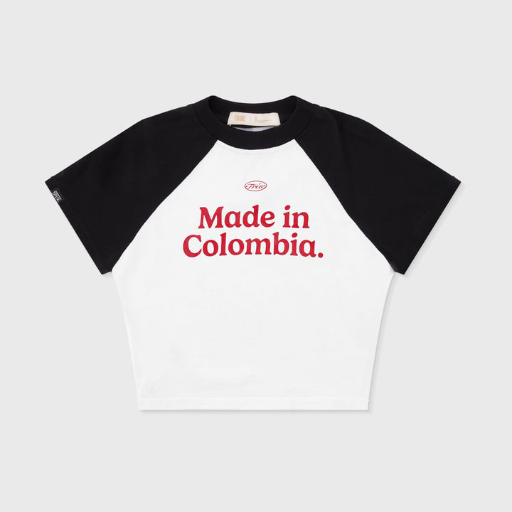 Colombia Baby Tee - Black