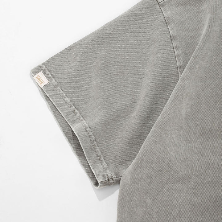 Core Boxy Tee - Light Grey