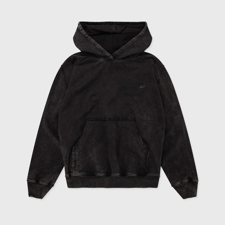 Core Washed Hoodie - Dark Grey