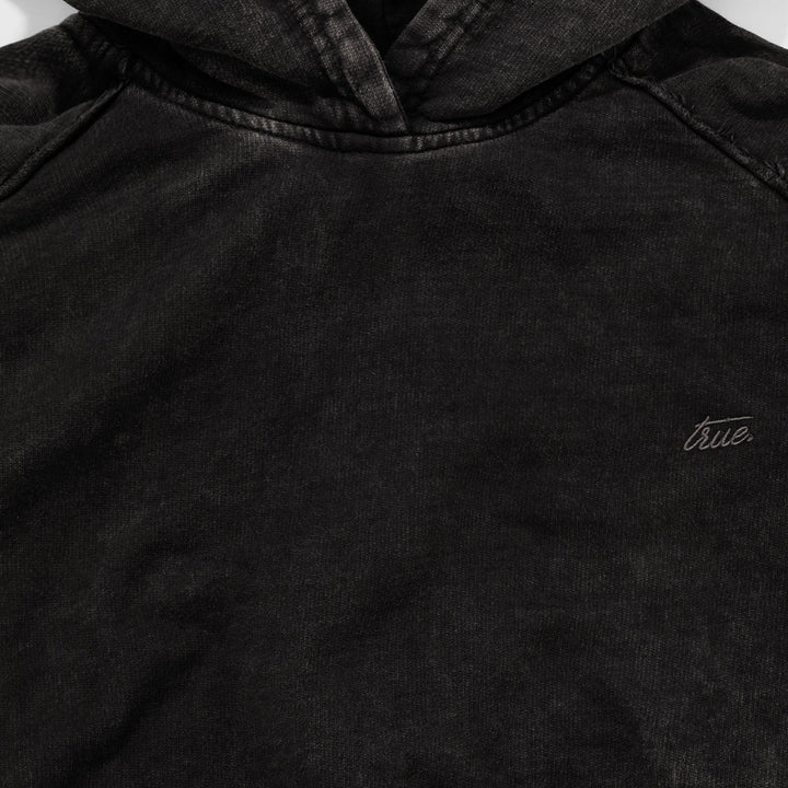 Core Washed Hoodie - Dark Grey