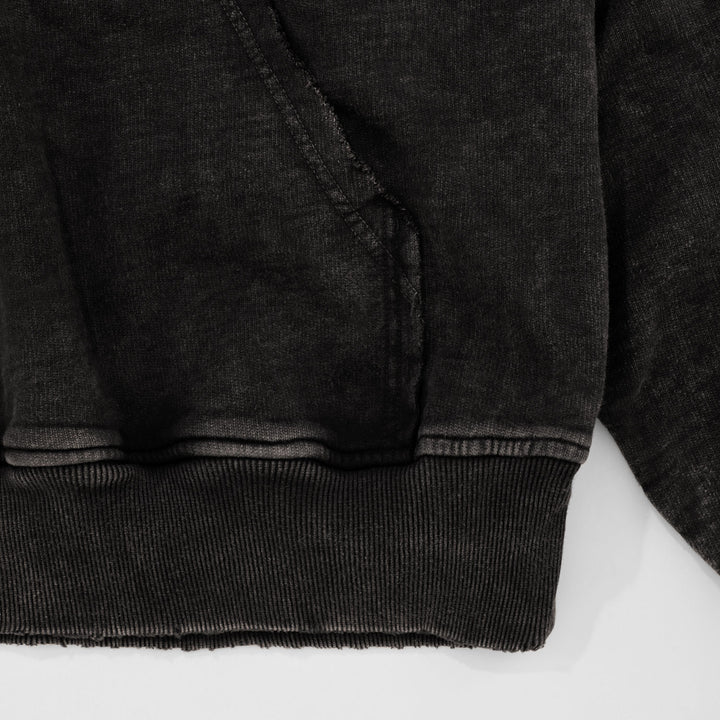 Core Washed Hoodie - Dark Grey