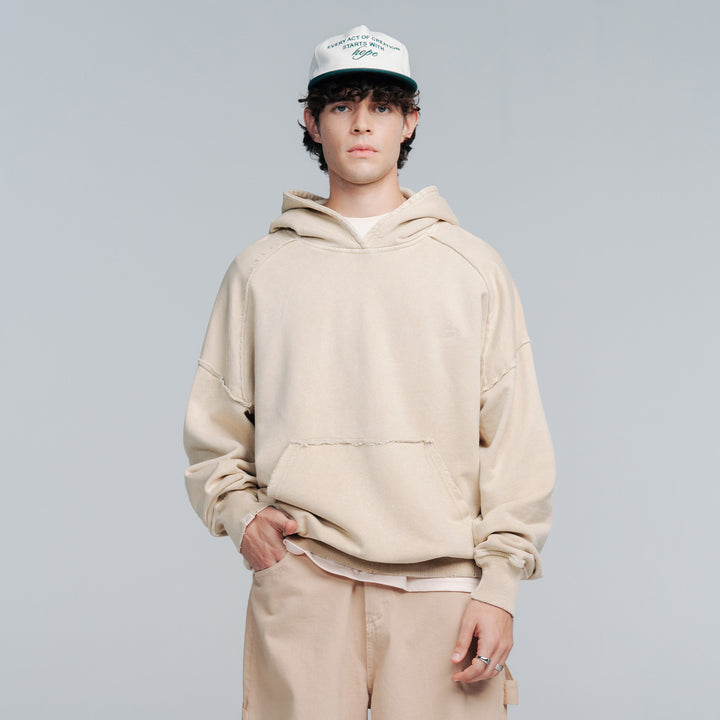 Core Washed Hoodie - Sand