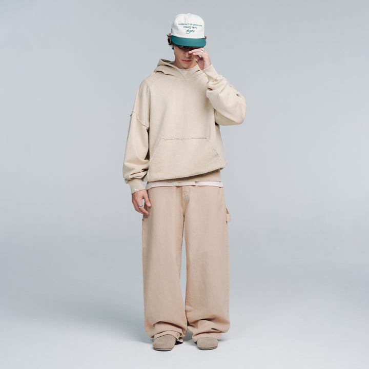 Core Washed Hoodie - Sand