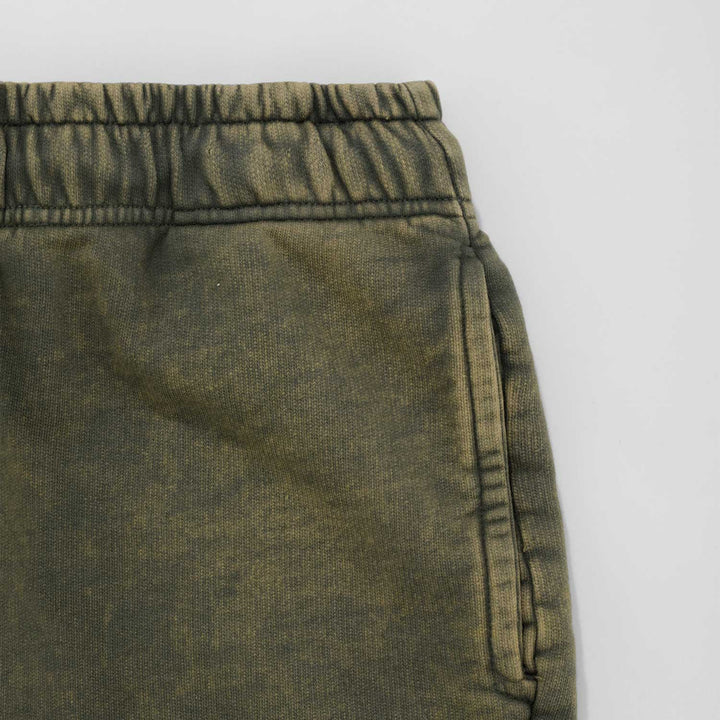 Core Washed Shorts - Military Green