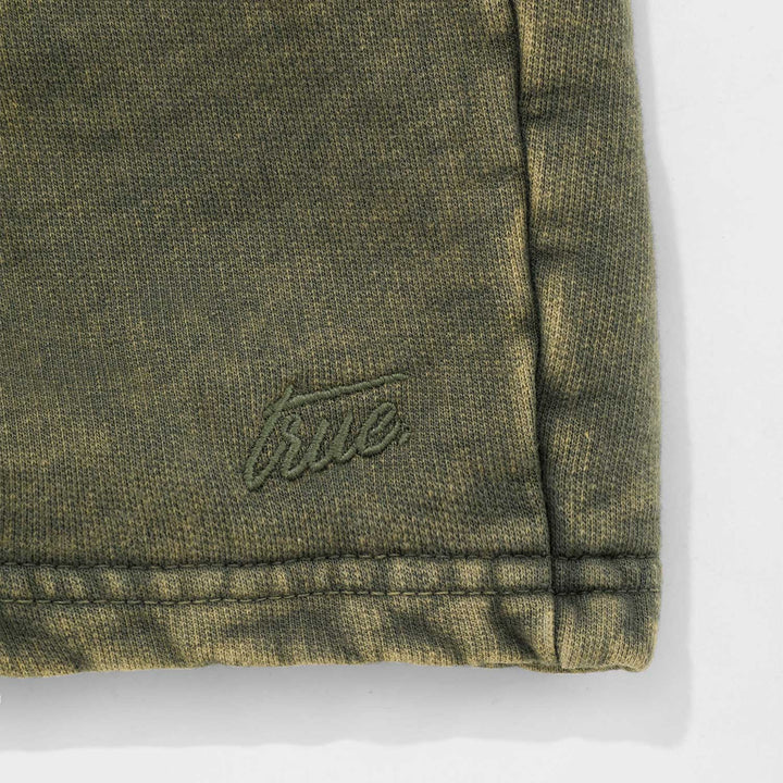 Core Washed Shorts - Military Green