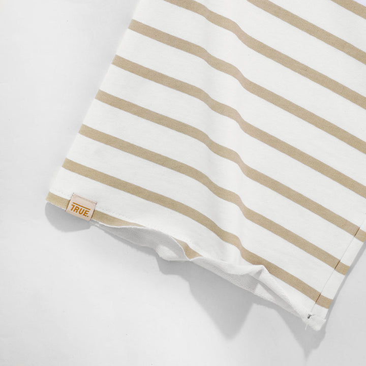 Creative Striped Wide LS - Sand