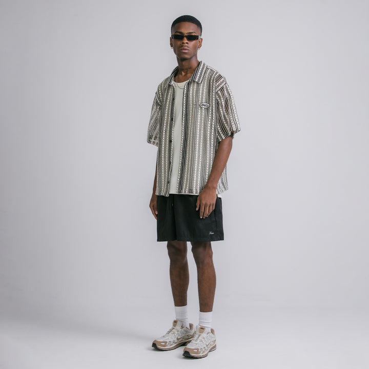 Crochet Pattern Boxy Shirt - Black