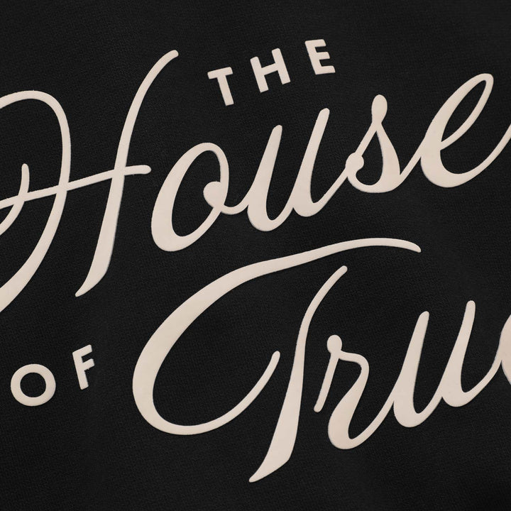 The House Of True Cropped Hoodie - Black
