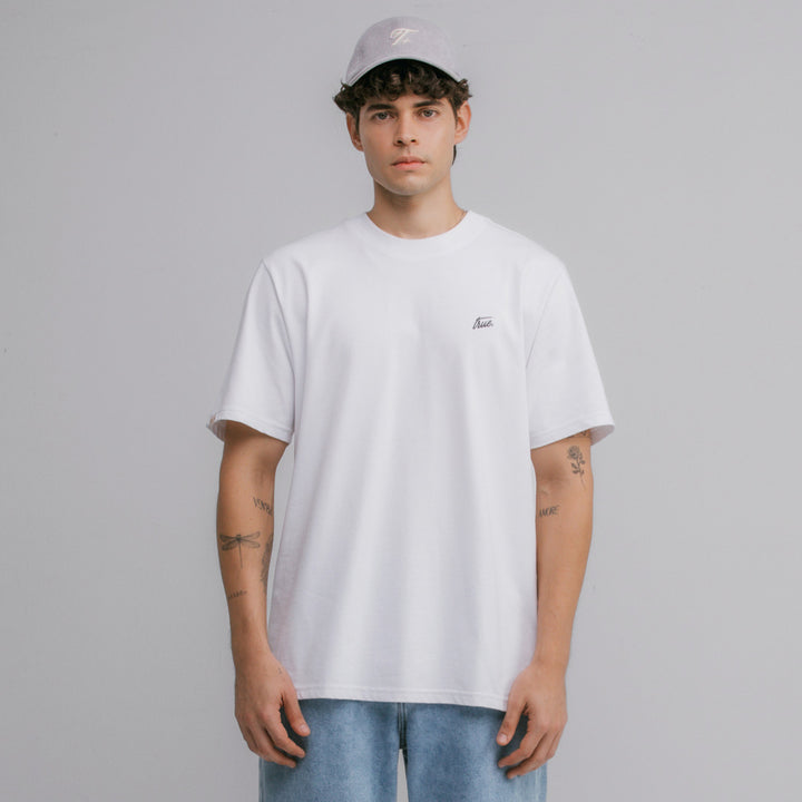 Cursive Logo T-Shirt - White