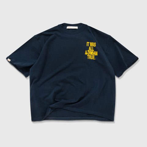 Dreams Boxy Tee - Navy Blue