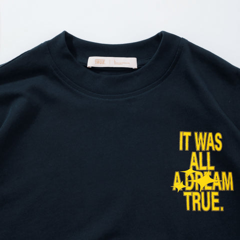 Dreams Boxy Tee - Navy Blue