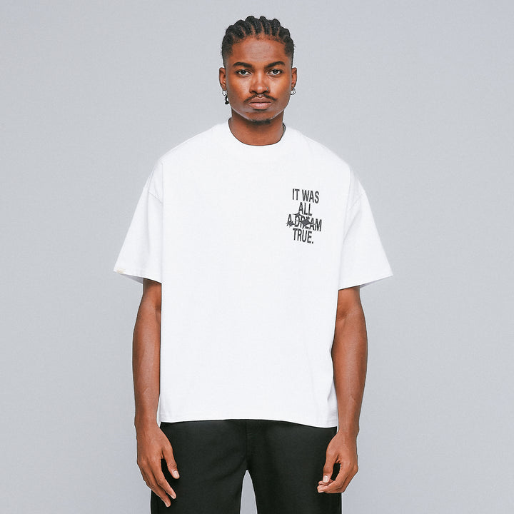 Dreams Boxy Tee - White