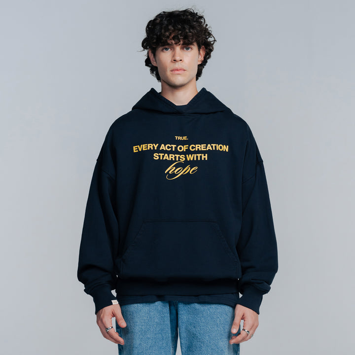 Global Community Hoodie - Dark Blue