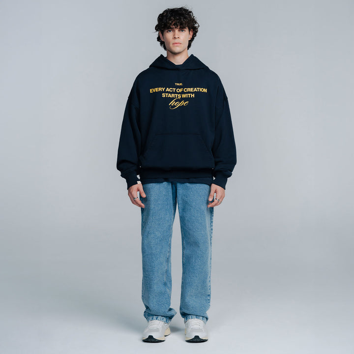 Global Community Hoodie - Dark Blue