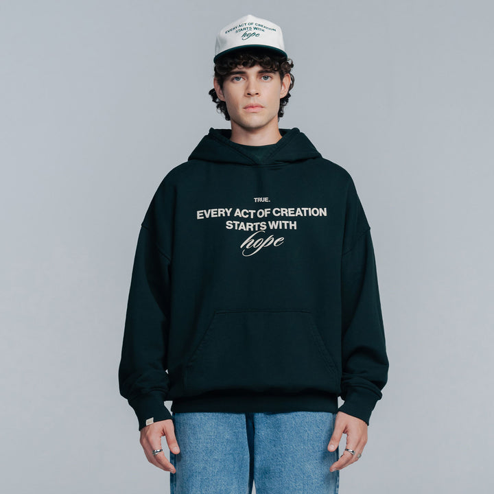 Global Community Hoodie - Pine Green