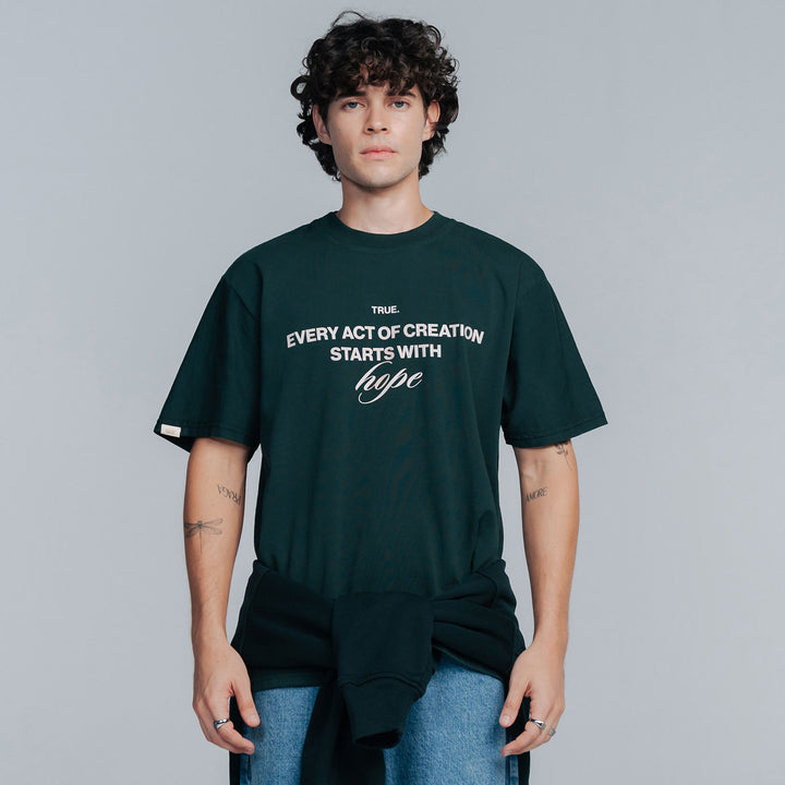 Hope T-Shirts - Pine Green