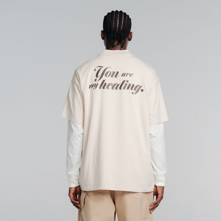 Healing Oversized T-Shirt - Sand