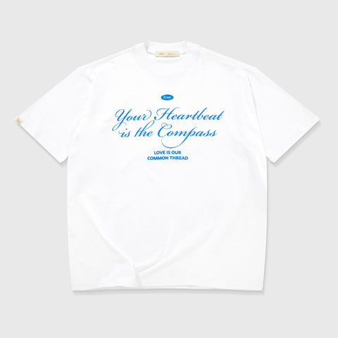 Heartbeat Oversized T-Shirt - White