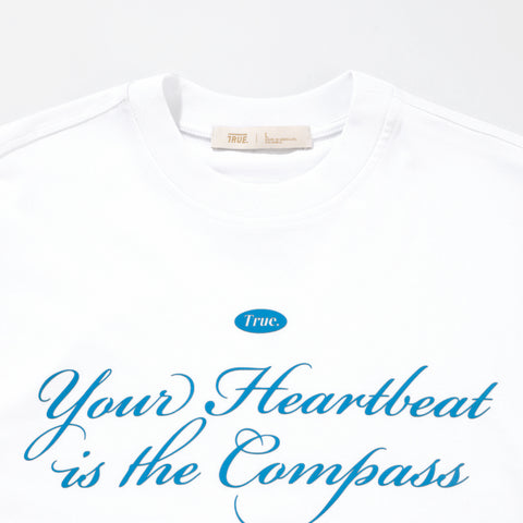 Heartbeat Oversized T-Shirt - White